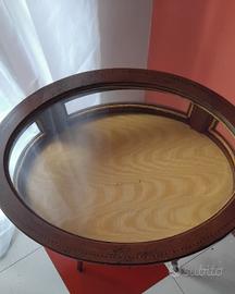 tavolino in legno con teca 