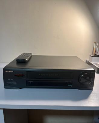 Videoregistratore VHS Sharp 4 Head con Telecomando