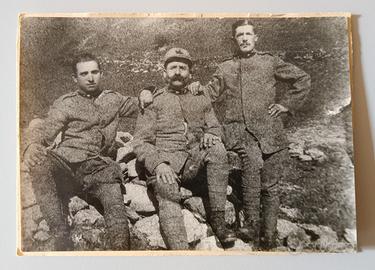 Fotografia d'epoca militare Pisseri Parma