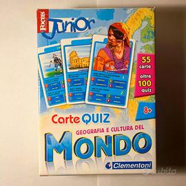 carte quiz sul Mondo Clementoni +8 anni usato