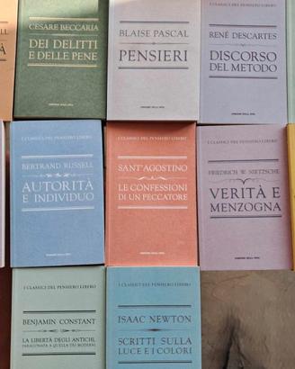 Libri Collana "I Classici del pensiero libero"