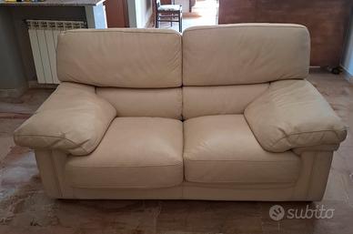 Divano in  vera pelle