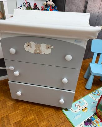 Cassettiera Azzurra Design