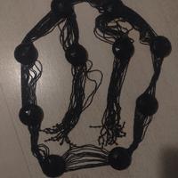 Decoro per vestito in giaietto fine '800