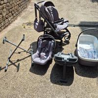 trio inglesina Trilogy + base huggy isofix