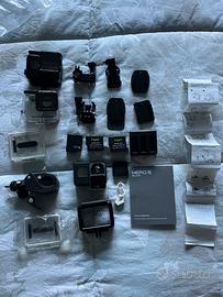 Gopro Hero 5 black con lette rotta + accessori