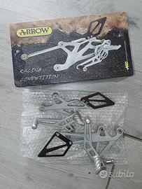 Pedane regolab.arrow rac. aprilia rsv 1000 '99/00/