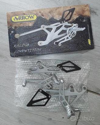 Pedane regolab.arrow rac. aprilia rsv 1000 '99/00/