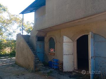 Rudere indipendente 2 livelli e 1000mq giardino 