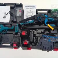 Motosega a batteria+ Forbici potatura a batteria 