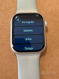 Apple Watch Series 8 (GPS + Cellular) bianco