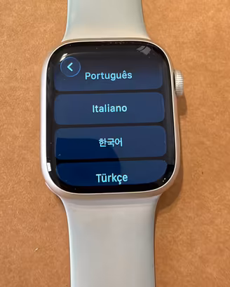 Apple Watch Series 8 (GPS + Cellular) bianco