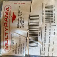 Tubo multistrato multyrama 26x3 alluminio