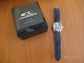 Orologio da polso quadrante blu Chronotech