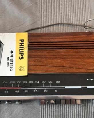 Radio analogica Tuner Philips 1415 1986 Vintage