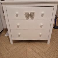 ERBESI: fasciatoio/comò + LETTINO 