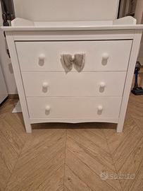 ERBESI: fasciatoio/comò + LETTINO 