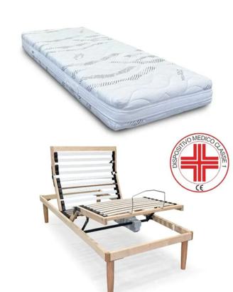 Letto Ortopedico Elettrico con Materasso Medicale
