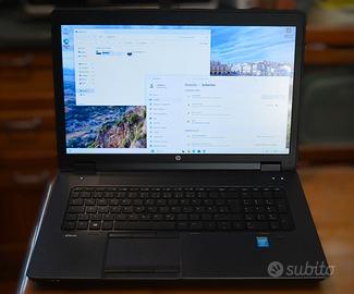 notebook portatile HP ZBook 17 i7 K3100 SSD