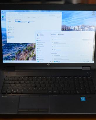 notebook portatile HP ZBook 17 i7 K3100 SSD