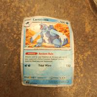 Carta rara Carracosta pokemon