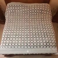 Coperta matrimoniale cotone a uncinetto, 270x220