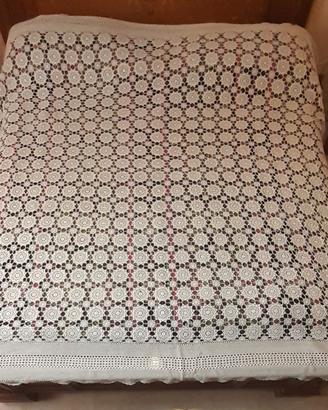Coperta matrimoniale cotone a uncinetto, 270x220