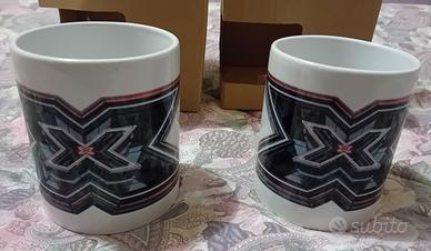 Coppia tazze mug in ceramica X Factor 14 anno 2020