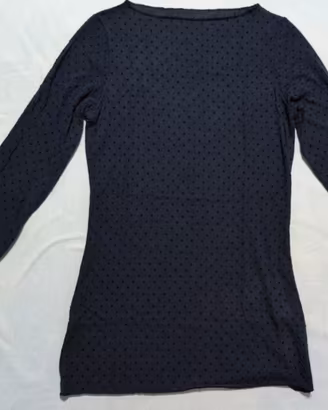 Maglia Intimissimi Ultralight Cashmere Pois Blu S