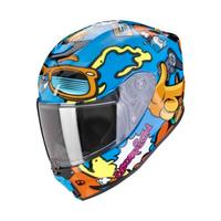 Scorpion Exo-Jnr Air KID HELMETS blu bimbo