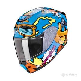Scorpion Exo-Jnr Air KID HELMETS blu bimbo
