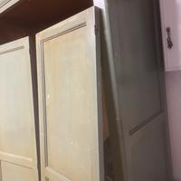 armadio 2 ante legno verde