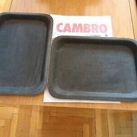 SET DUE VASSOI CAMBRO IN FIBRA DI VETRO set