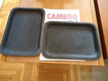 SET DUE VASSOI CAMBRO IN FIBRA DI VETRO set