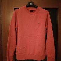 Felpa donna taglia XS color corallo "Napapijri"