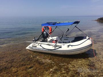 Gommone Quicksilver + Yamaha 2.5 CV 4T completo di