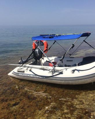 Gommone Quicksilver + Yamaha 2.5 CV 4T completo di