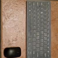 Mini Tastiera +mouse wireless usb