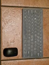 Mini Tastiera +mouse wireless usb