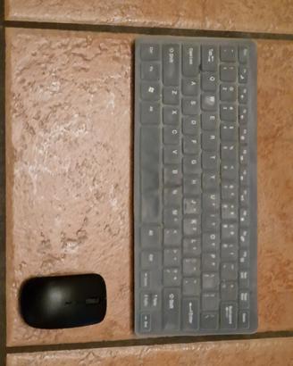 Mini Tastiera +mouse wireless usb