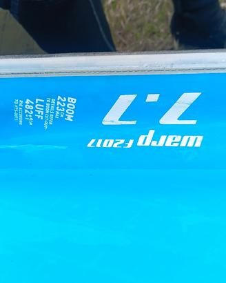 vela windsurf north sails warp 7.7 slalom
