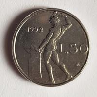 Moneta 50 Lire piccole 1993
