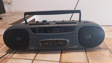 radio registratore doppia cassetta