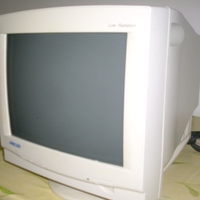 Video crt e scanner per computer