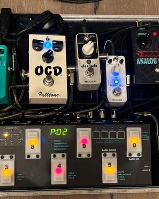 Pedaliera effetti chitarra completa