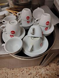 Tazze e piattini cappuccino Pascucci, set da 12