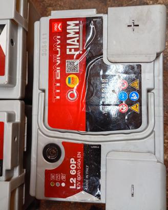 batteria auto 12v 60Ah 540A FIAMM  L2 60P usate