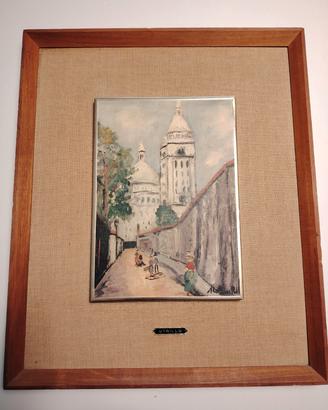 Riproduzione dipinto Utrillo