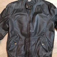 Giacca in ecopelle marrone Scout TG.S