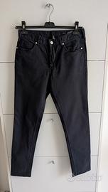 pantaloni chino h&m blu navy